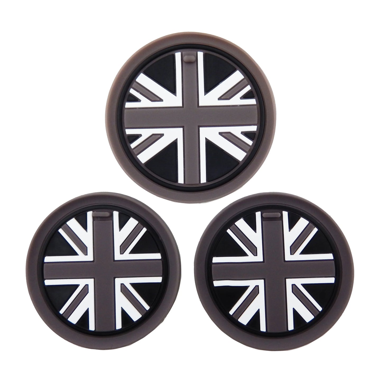 3 PCS Anti-Slip UK Flag Cup Holder