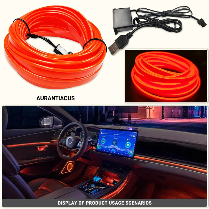 Flexible Car Interior Neon Light