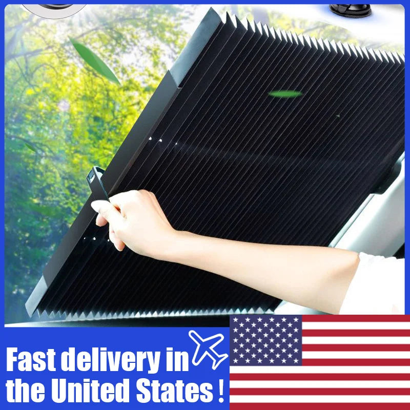 Retractable Car Sunshade