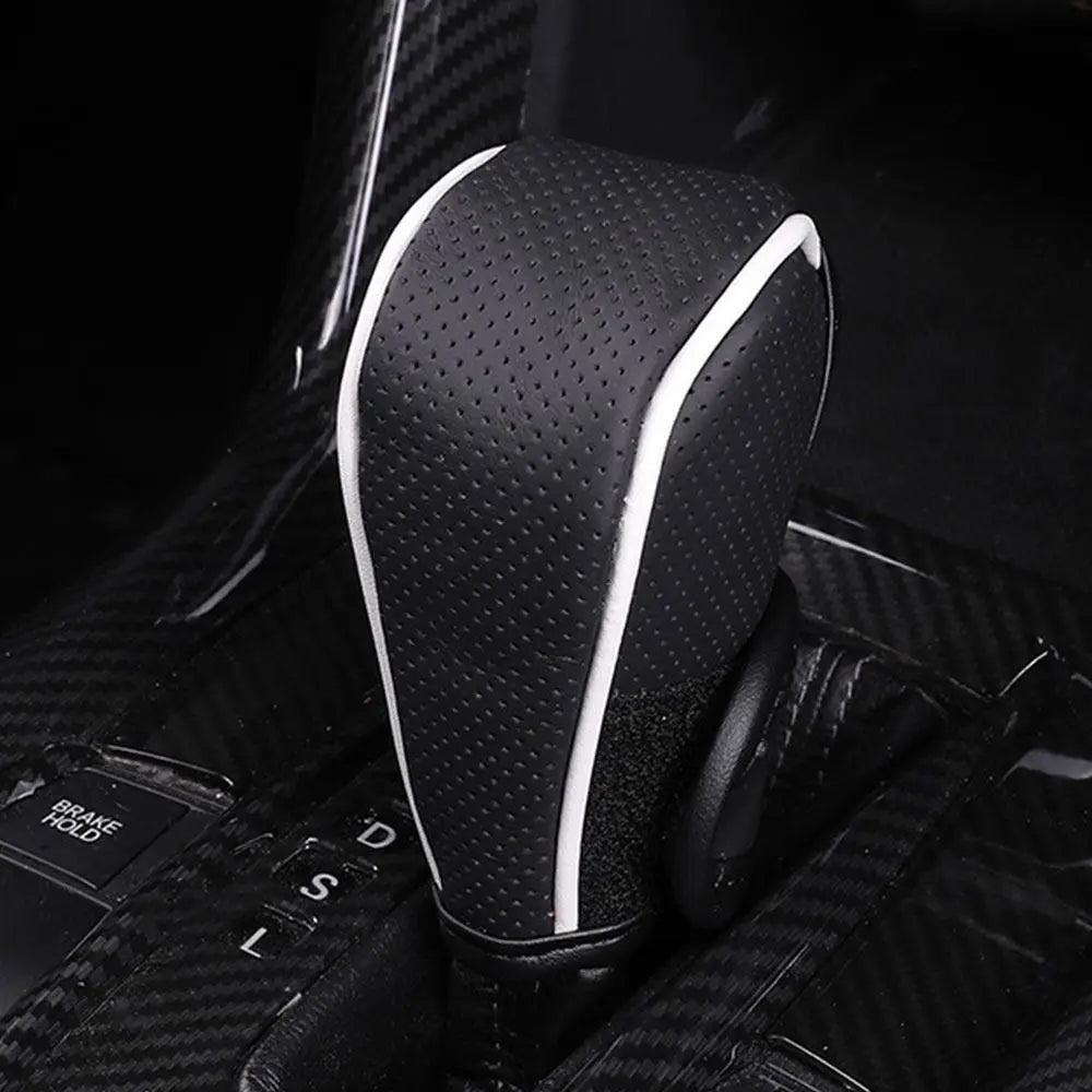 Leather Gear Shift Knob Cover