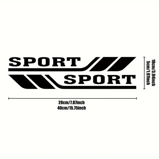 2PCS/SET Car Decor “SPORT” Sticker