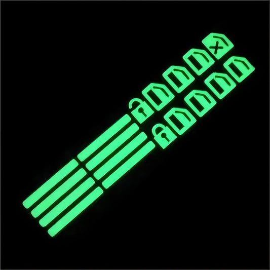 Car Window Switch Luminous Stickers