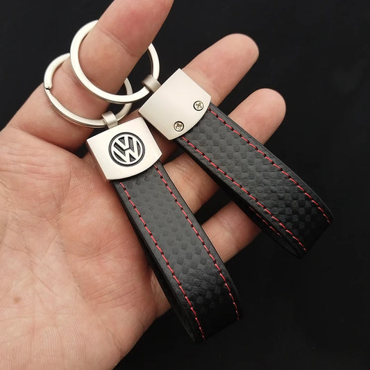 VW Fans Leather Keychain VW