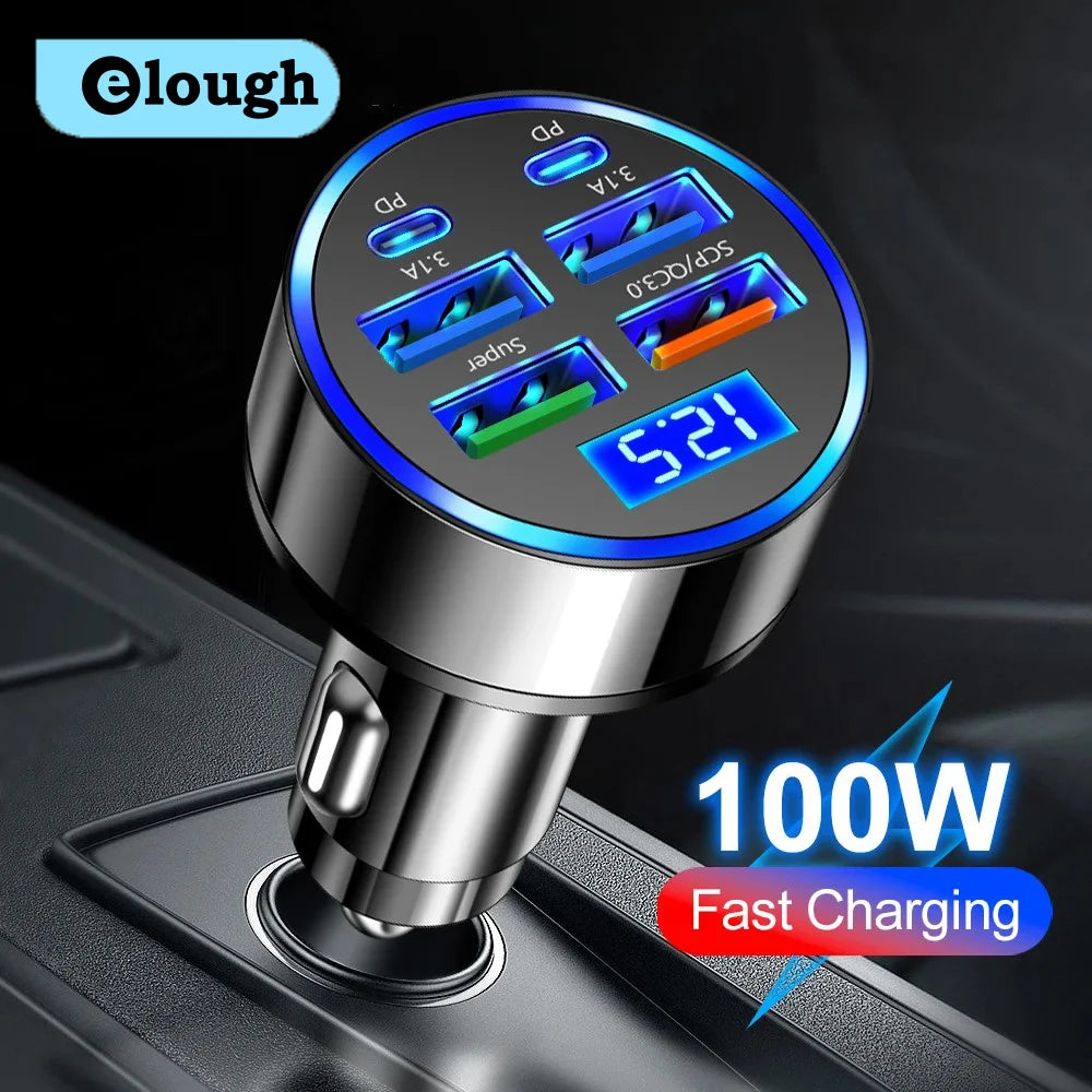 6-Port-Fast-Auto-Ladegerät