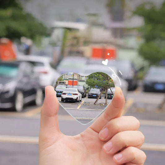 Heart-Shaped Car Blind Spot Mirror