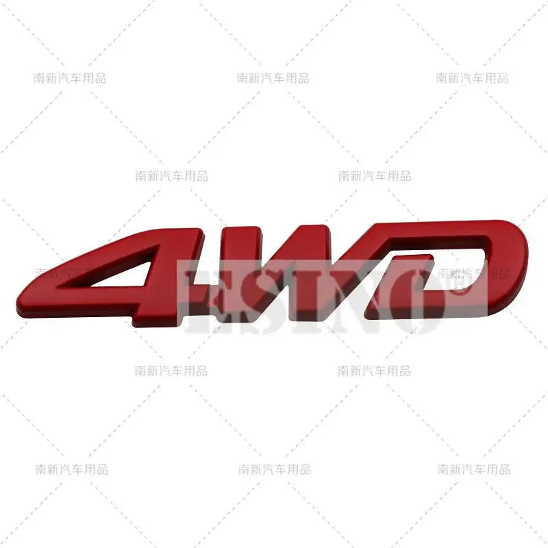 Emblema de metal 3D "4WD"