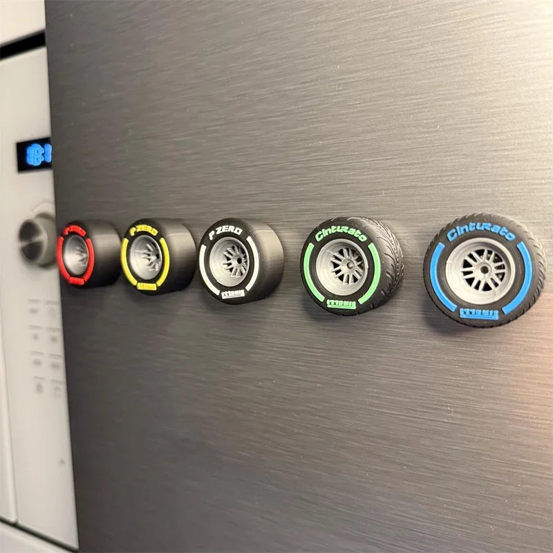 Tire-Shaped Fridge Magnets