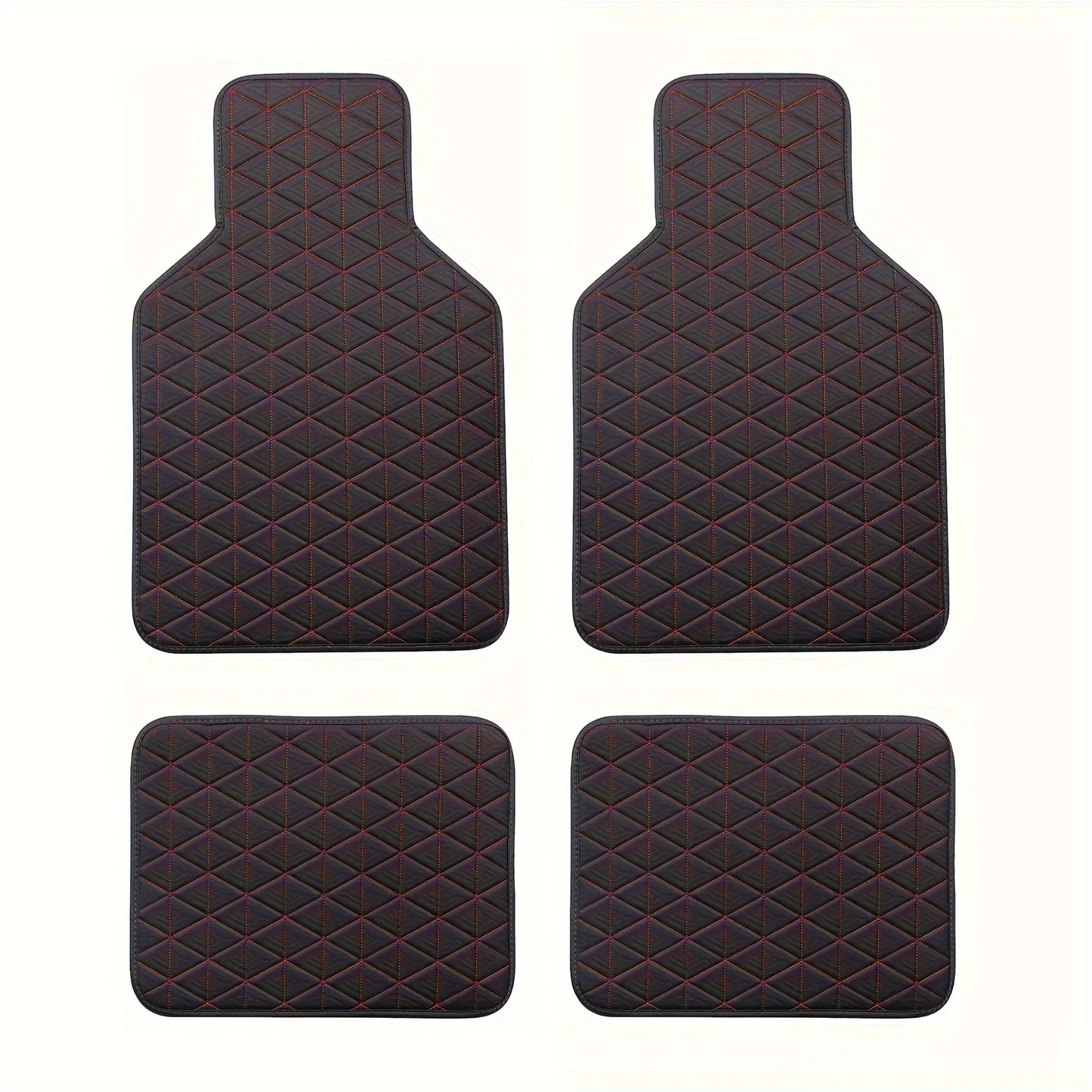 Luxury PU Leather Car Floor Mats