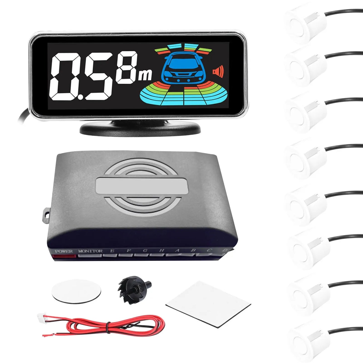 Car Parking Sensor with Digital LED Display