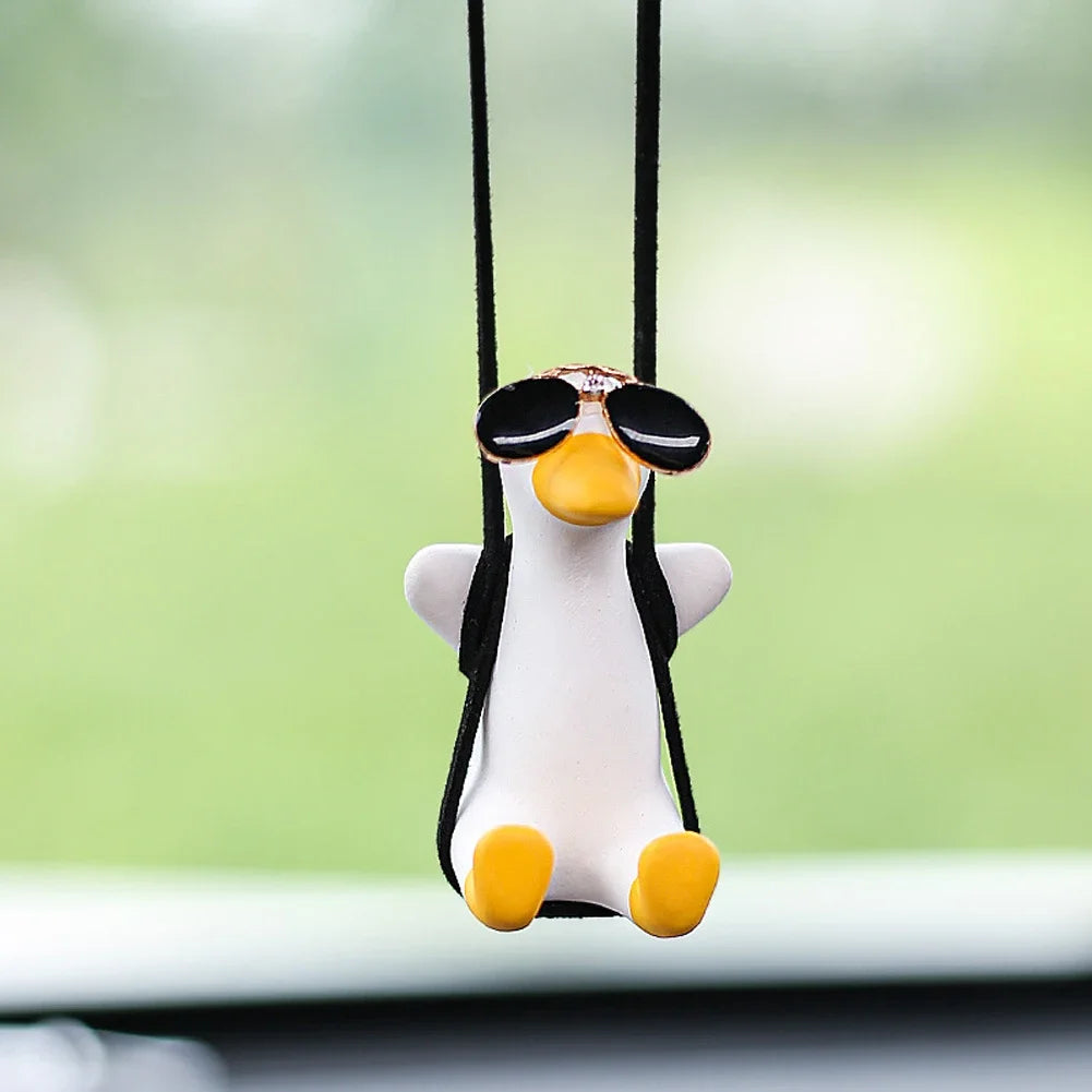 Cool Penguin Car Charm