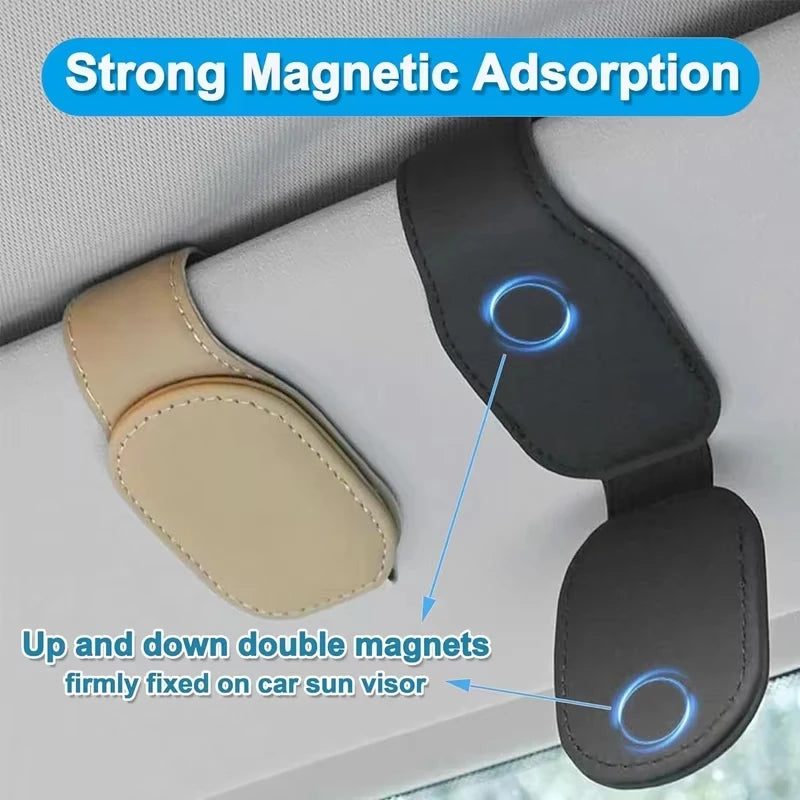 Magnetic Car Visor Glasses Clip