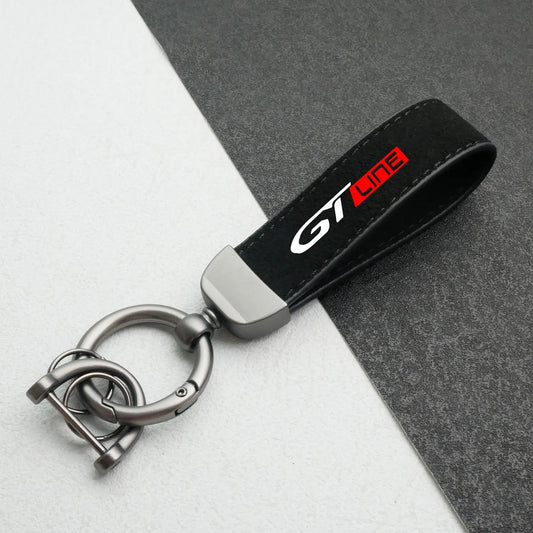 GT Leather Keychain