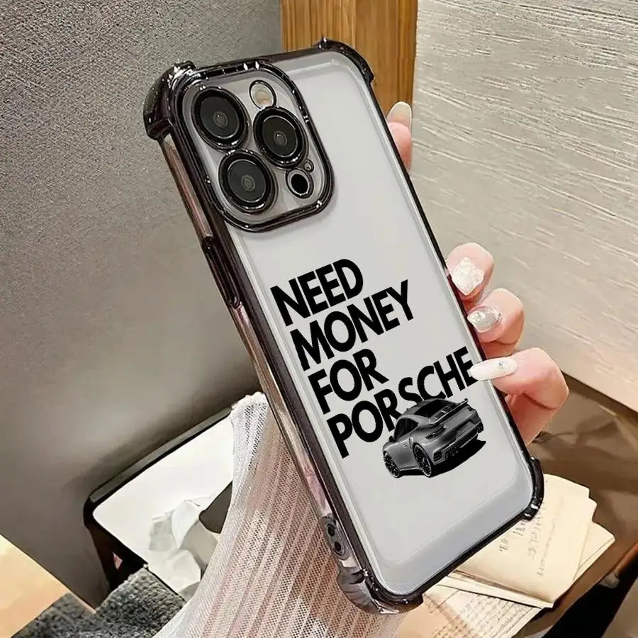 Need Money for Car Theme iPhone Case