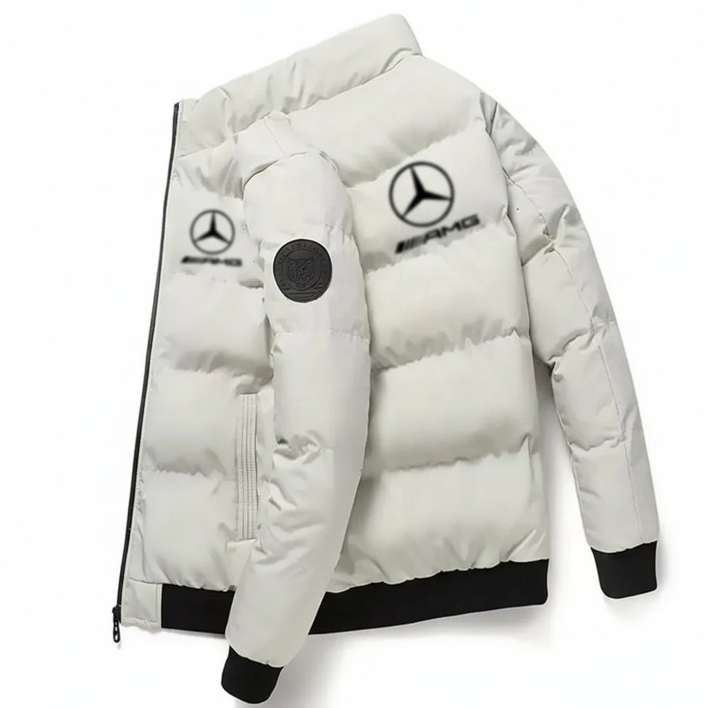 Men's Padded Quilted Bomber Jacket MB