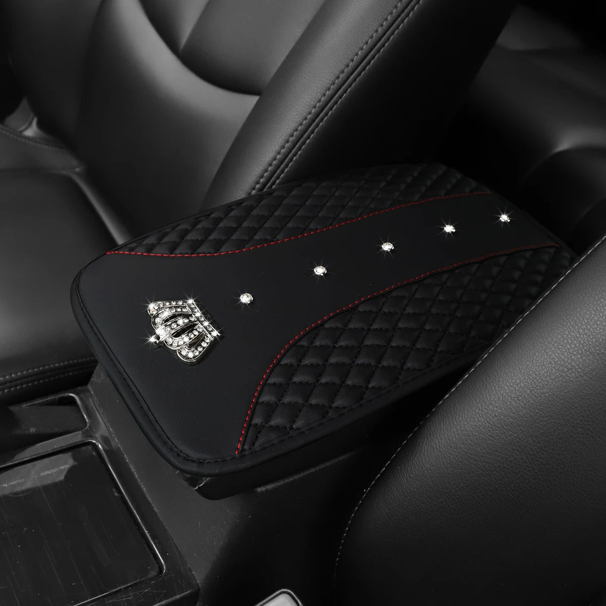 Luxury Diamond Car Armrest Pad
