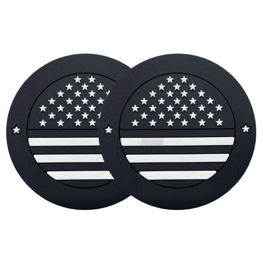 Posavasos con portavasos de bandera americana