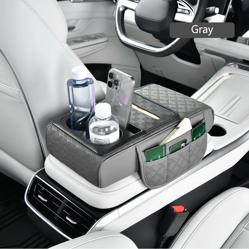 Multifunctional PU Leather Armrest Cushion