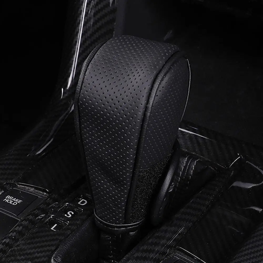 Leather Gear Shift Knob Cover