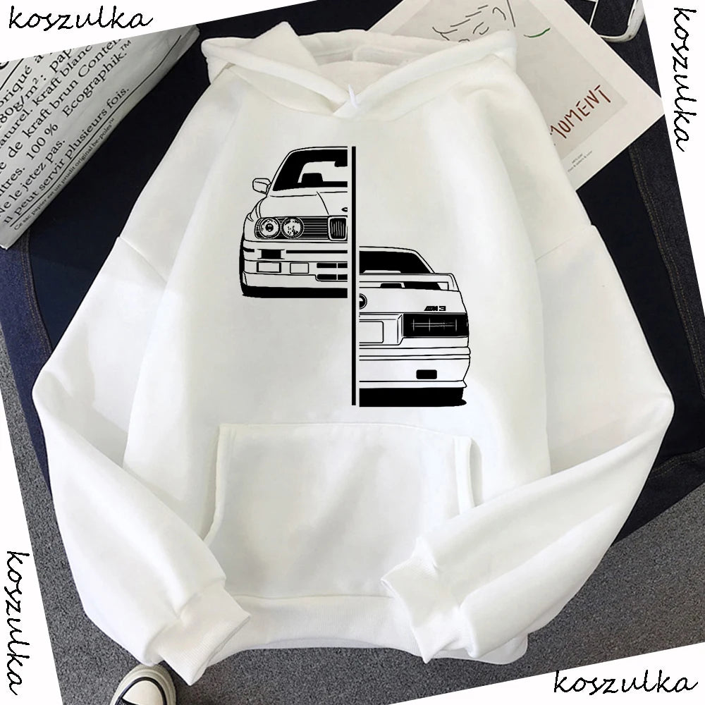 Felpe con cappuccio per auto M3 Fashion BW