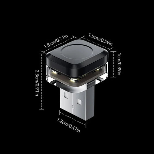 1/2PCS Mini USB Car LED Light