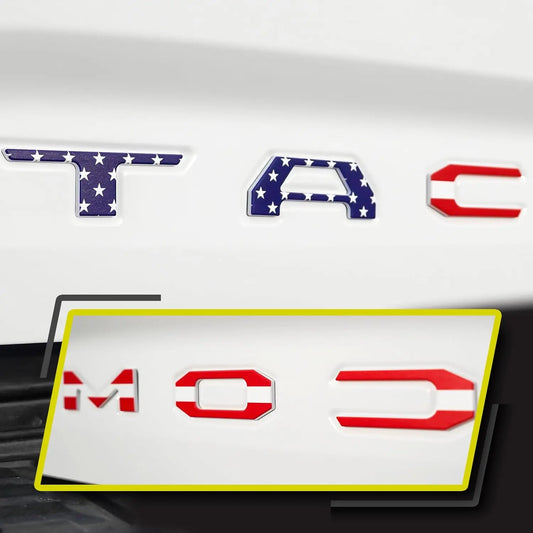 Tacoma 3D-Buchstaben-Abdeckungsemblem TA