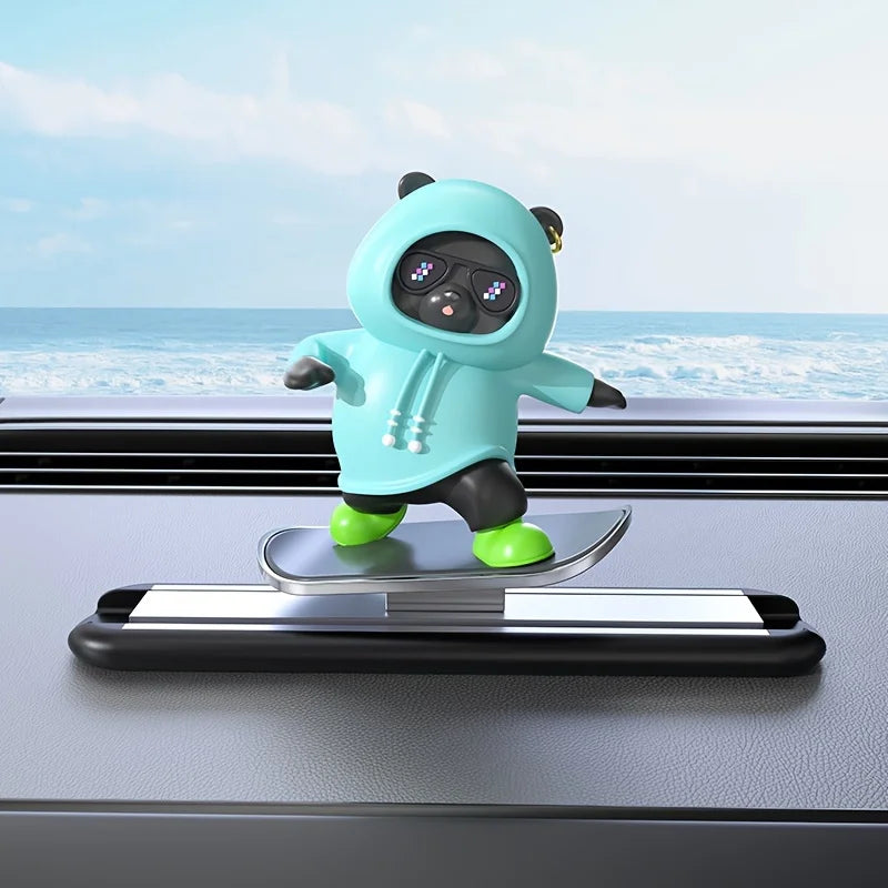 Skateboard Bear Car Ornament