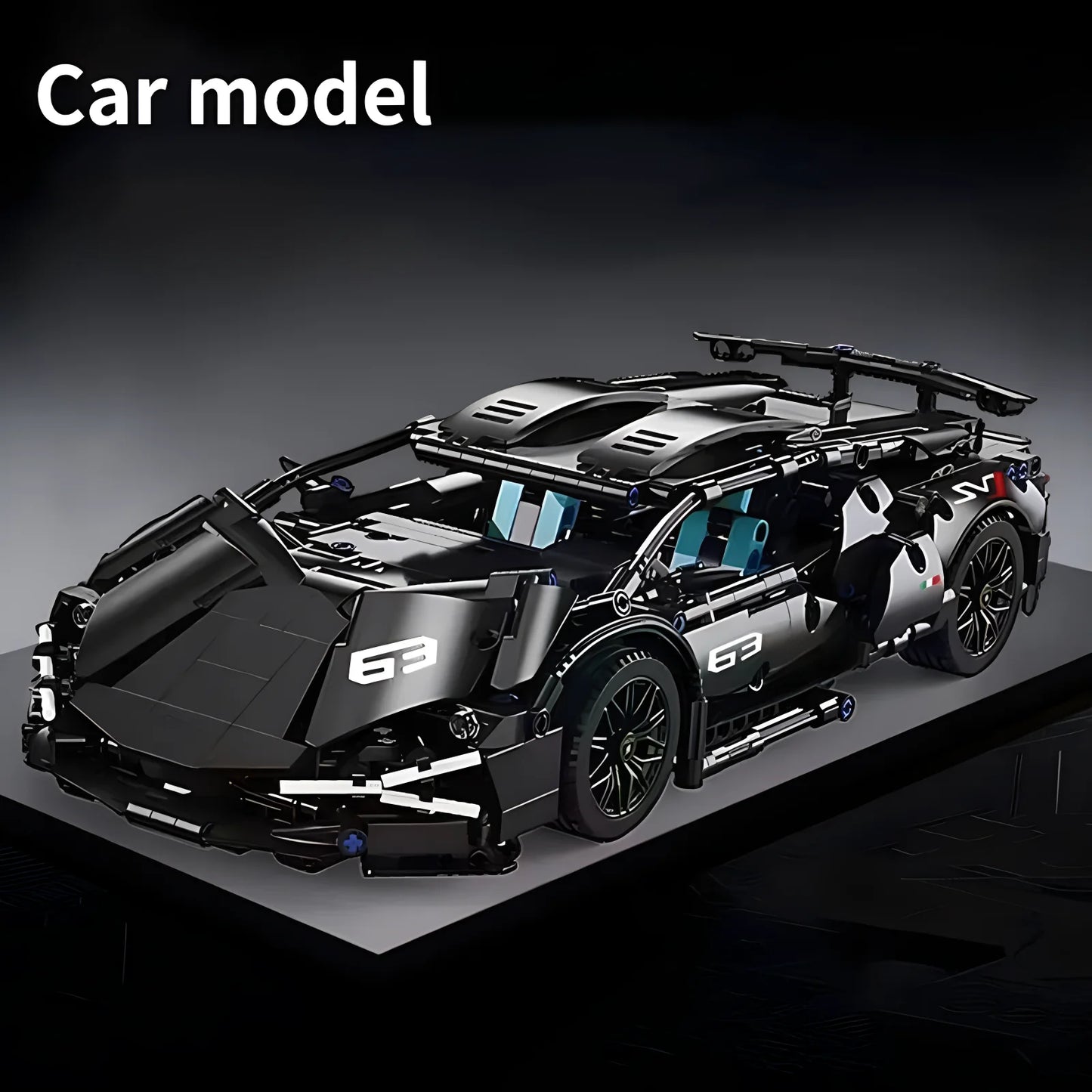 Remote Control Sports Car Building Set
