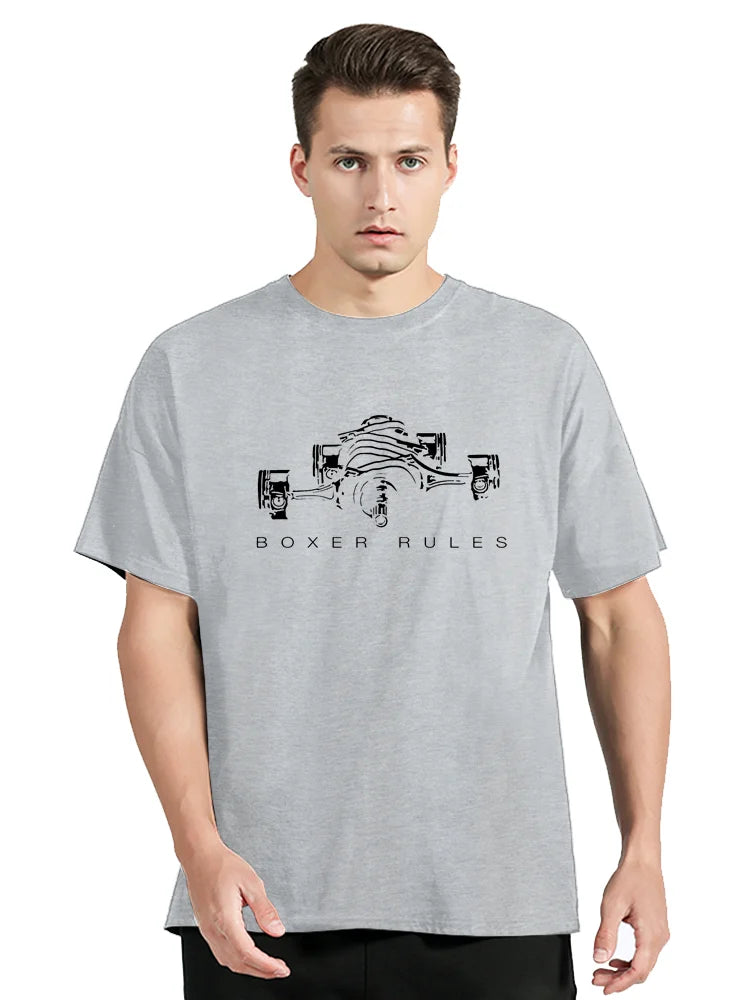 Camisa Clássica com Regras do Boxer
