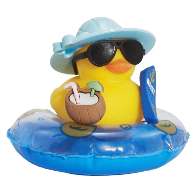 Ensemble de canards en caoutchouc pour les vacances d'été