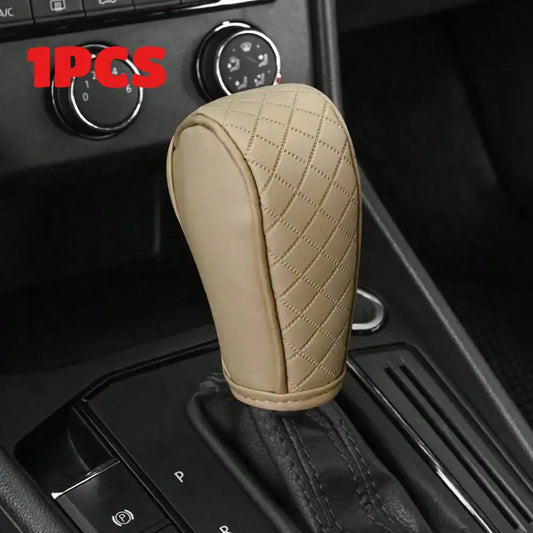 Luxury Leather Gear Shift Knob Cover