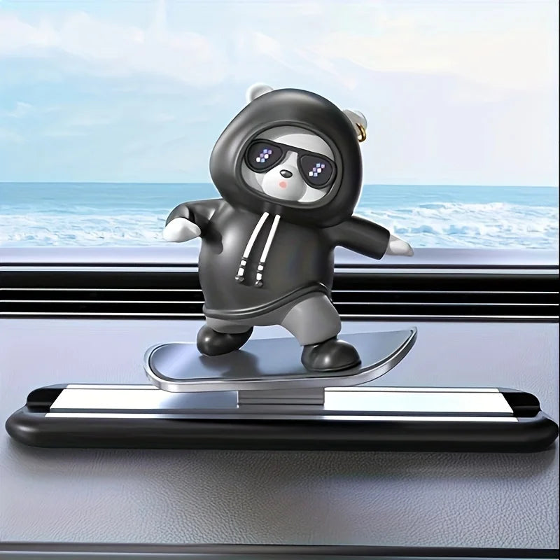 Skateboard Bear Car Ornament