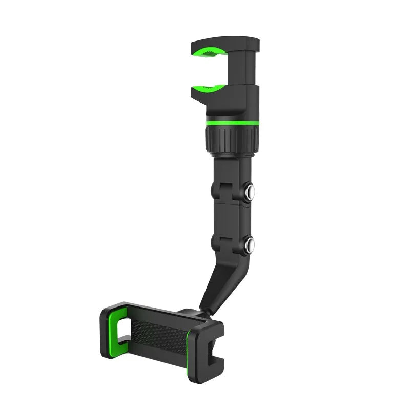 Adjustable Rearview Mirror Phone Holder