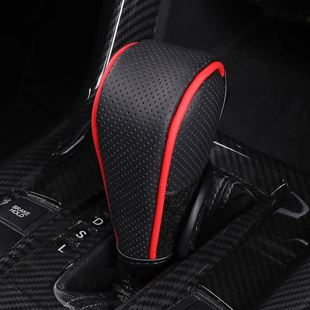 Leather Gear Shift Knob Cover