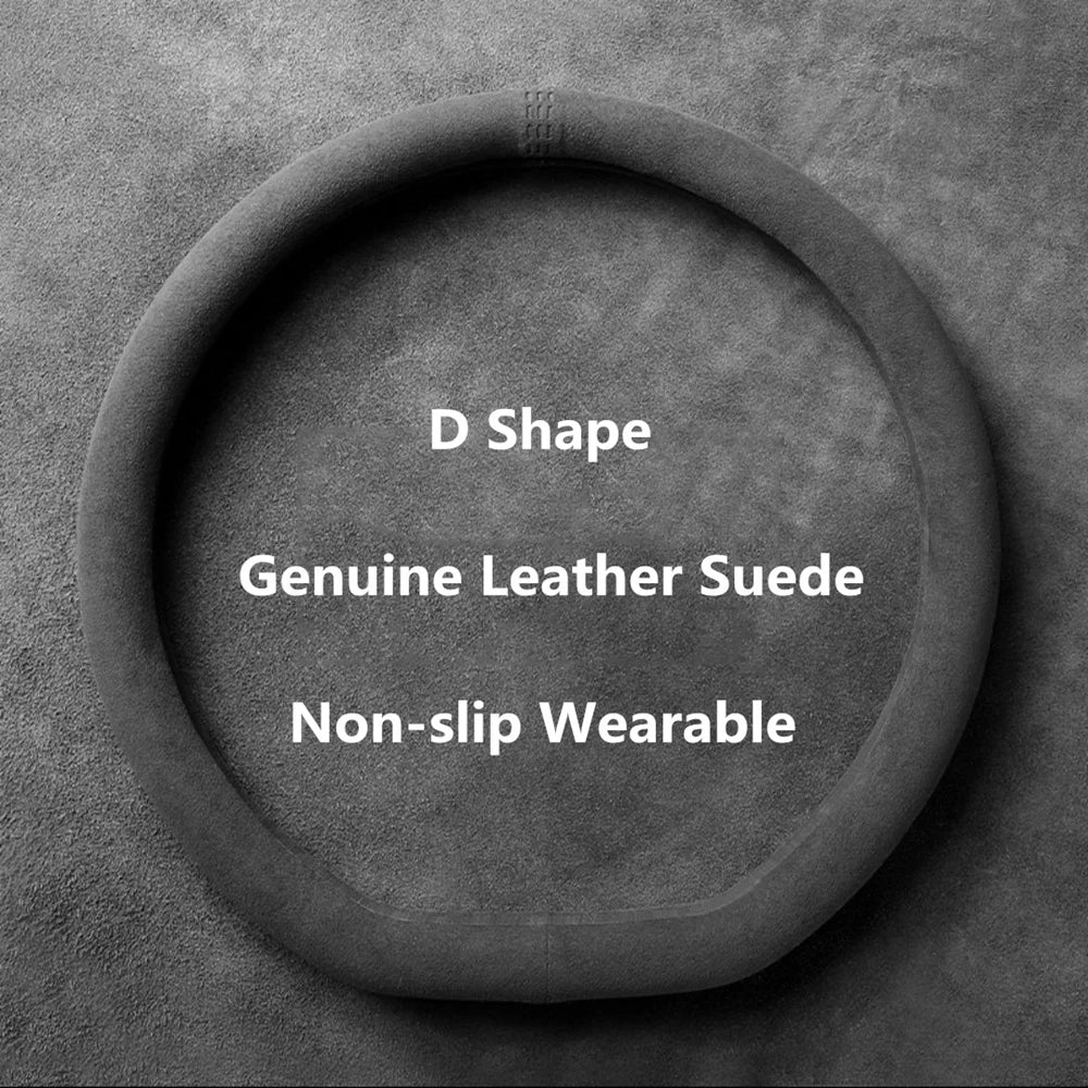 Luxury Suede Steering Wheel Cover