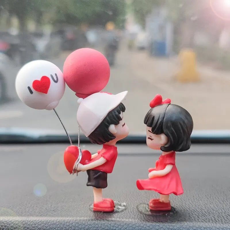 Romantic Couple Dashboard Ornament