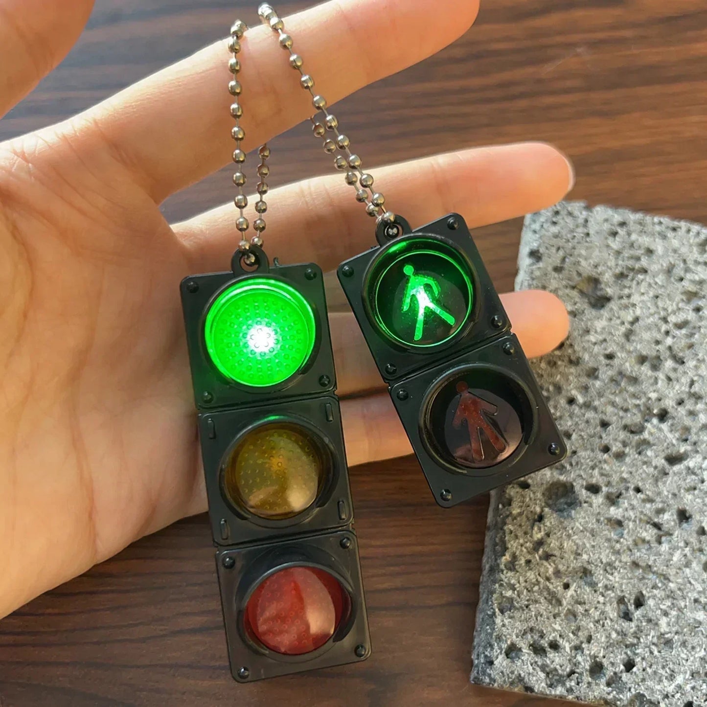 سلسلة مفاتيح LED لحركة المرور