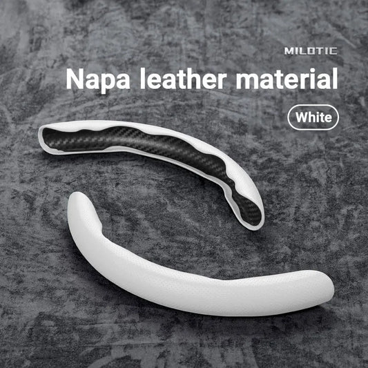 Suede / Nappa Leather Car Steering Wheel Cover