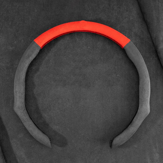 5D Premium Suede Car Steering Wheel Cover