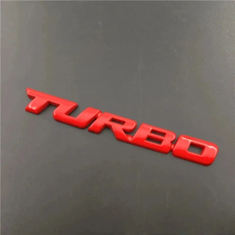 Turbo Emblem Stickers