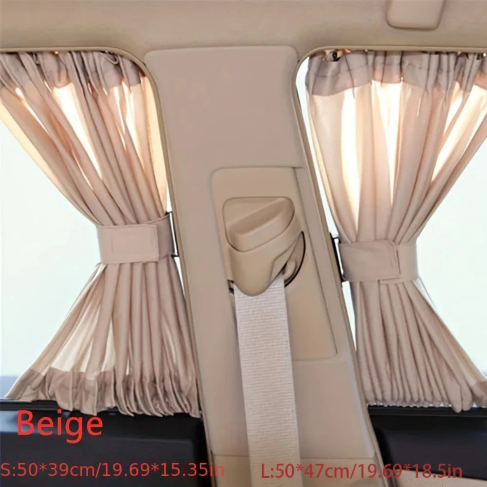 Retractable Car Window Curtains