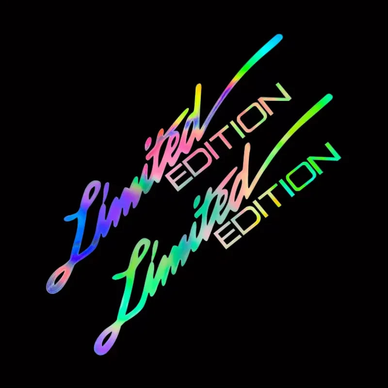 Limited Edition Car Sticker