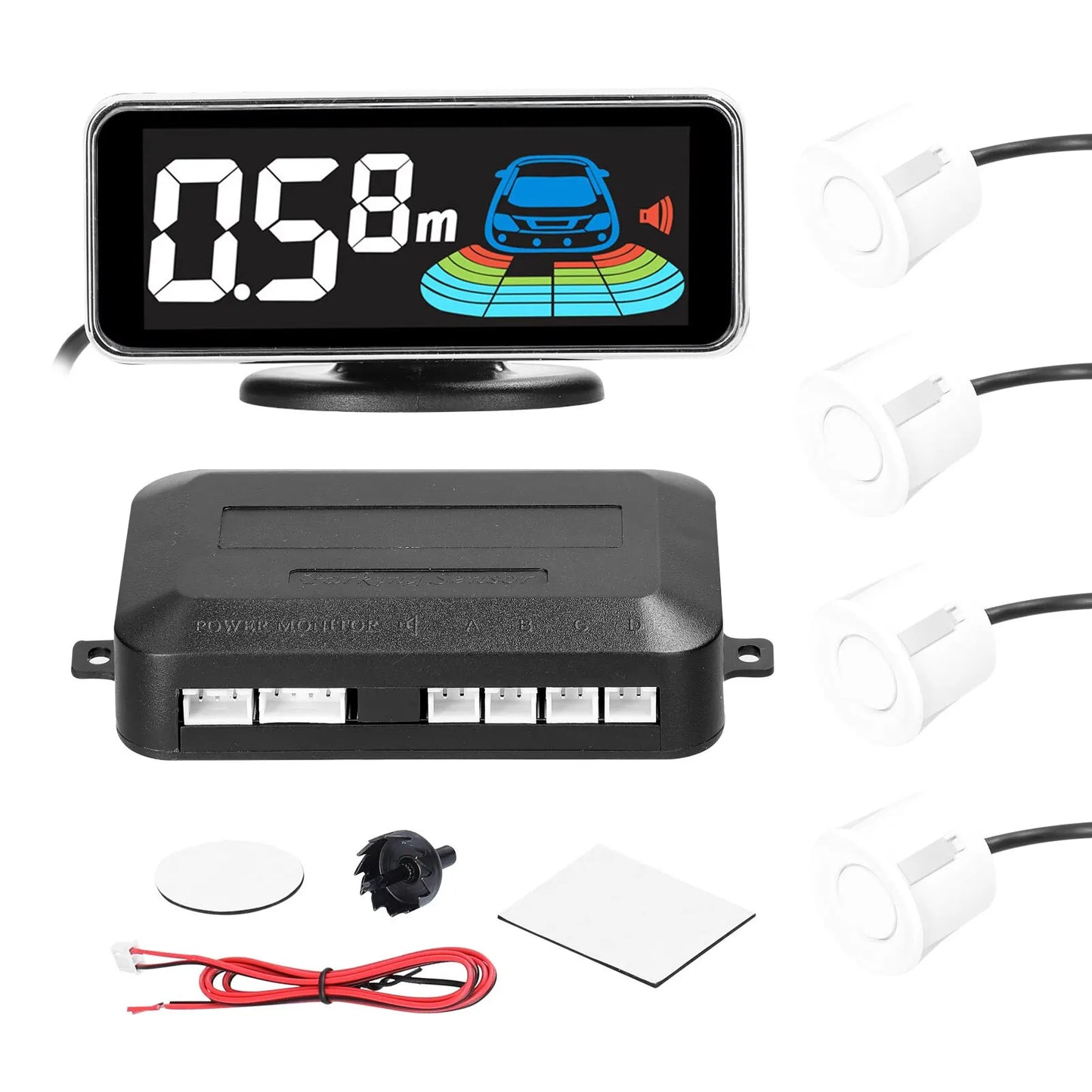 Car Parking Sensor with Digital LED Display