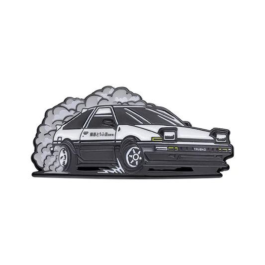 Pin de esmalte de coche deportivo retro