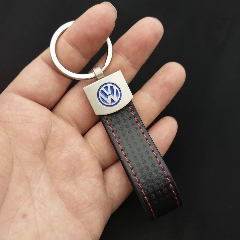 VW Fans Leather Keychain VW