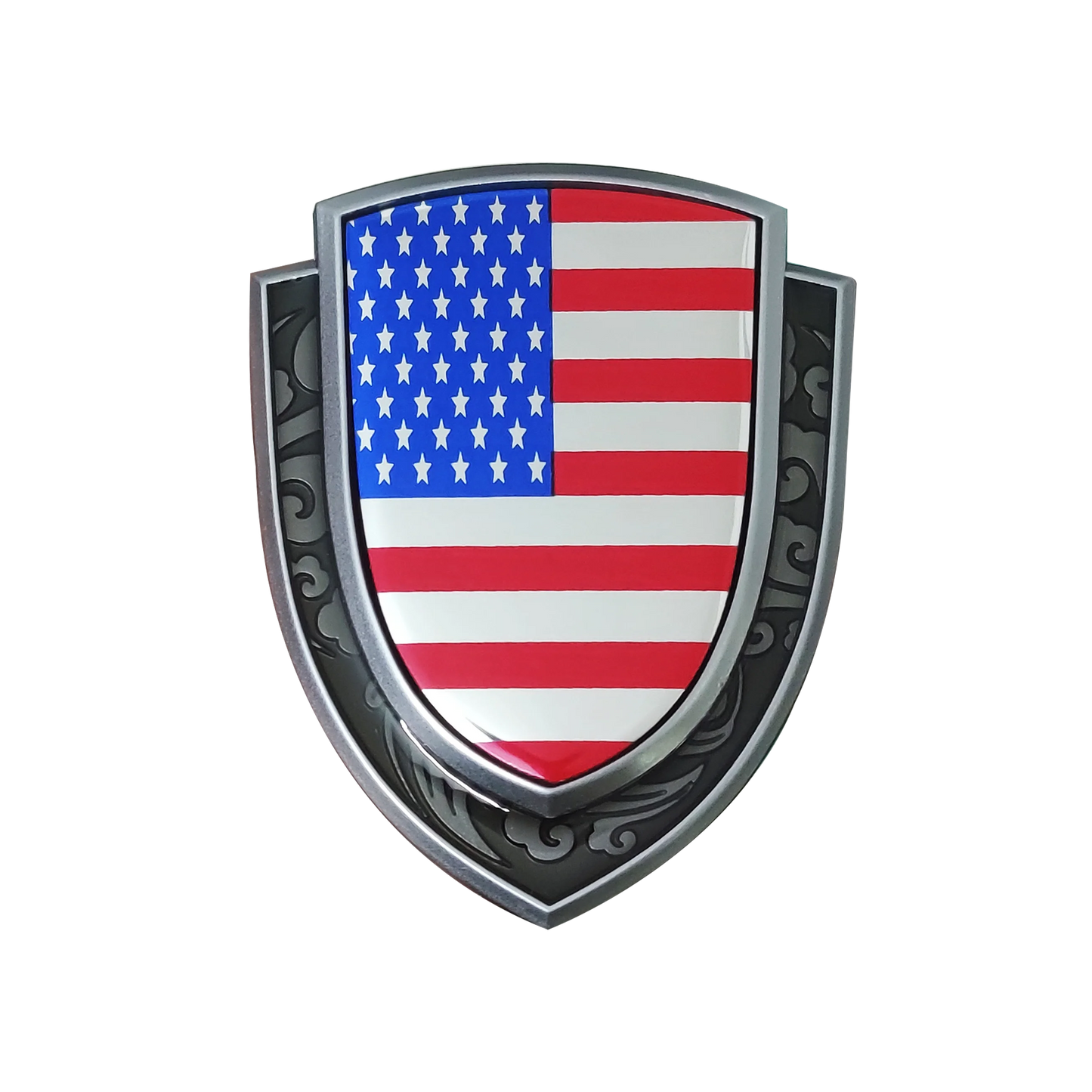 Emblema di scudo della bandiera americana