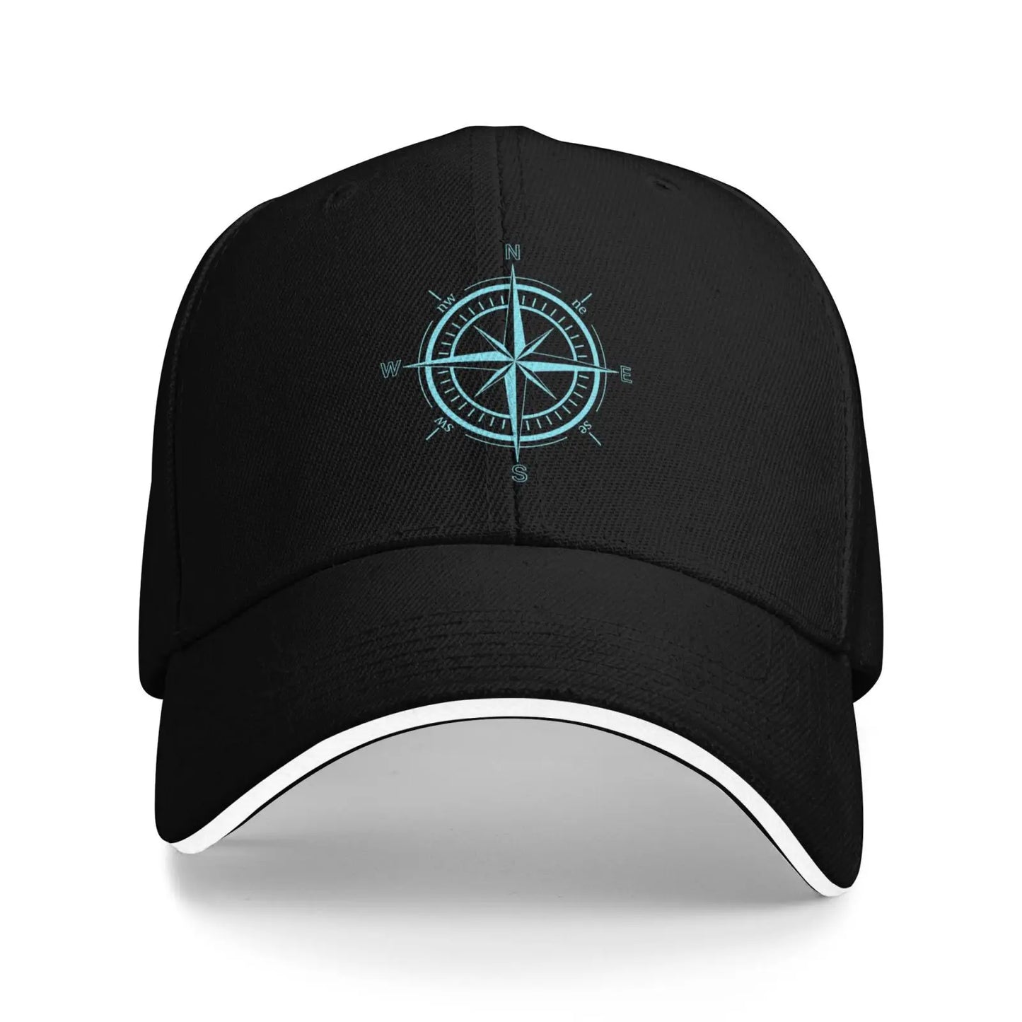 Compass Print Baseball Cap