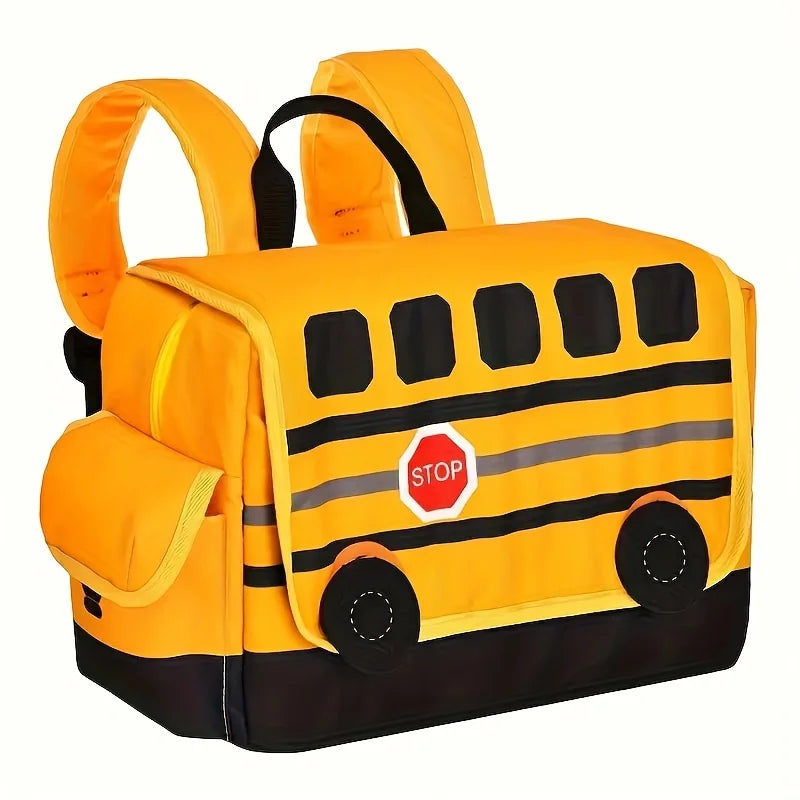 School Bus Kids Backpack