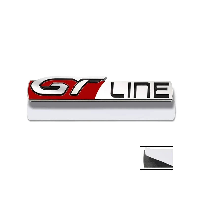 3D Metall „GT LINE“ Heckkoffer VW