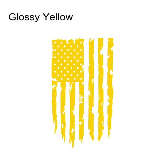 American Flag Truck Decal