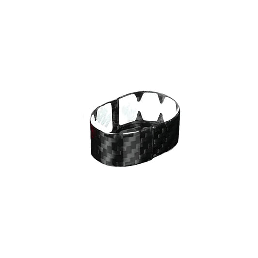 Anillo embellecedor de cubierta de rueda de fibra de carbono